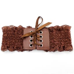 New Lace PU Solid Wide Corset Lace Belt Female Self Tie Cinch Waistband Belts for Women Wedding Dress Waist Band Accessories