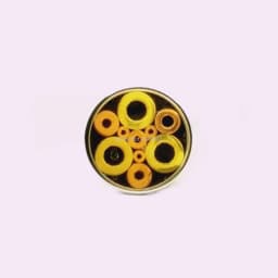 5mm Mosaic Pin Rivets for Knife Handle Screw Decorate 9 Kinds Design Exquisite Style Mosaic Pin Knife Handle Tool Length 9cm