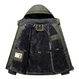Mens Winter Fleece Warm Thick Parkas Jacket Coat Men High Quality Outdoor Outwear Waterproof Hooded Casual Parkas Men L-9XL