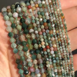 2 3 4mm Faceted Lapis Lazuli Gem Beads Natural Loose Stone Beads for Jewelry Making DIY Bracelet Earrings Accessories 15''Inches