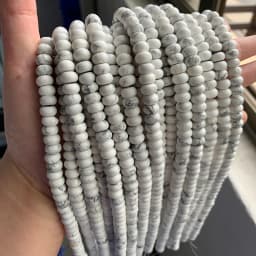 High Quality Natural Stone Bead Rondelle Shape Loose Spacer Abacus Quartz Beads For Handmade Jewelry Bracelet Necklace DIY