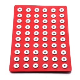 2022 New High Quality Snap Jewelry Display Board Fit 18mm Snap Buttons Jewelry Black Flannel PVC Snap Display Holder