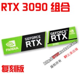 Original RTX 3090TI 3080TI 3070 3060 Desktop Sticker Laptop Graphics Card Label