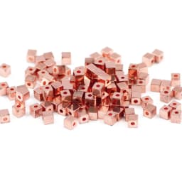 WLYeeS 2mm 3mm Cube Hematite beads Natural Stone Square Spacer Loose bead for Jewelry Bracelet Making DIY accessories 15" Strand