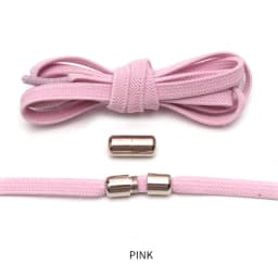 New Flat No Tie Shoelaces Elastic Metal Lock Shoe laces Special Creative Kids Adult Unisex Sneakers Shoelace Fast Lazy Laces