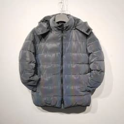 Winter Jacket Men Thick Rainbow Reflective Jackets Parka Coat Fashion Young Hip Hop Loose Jacket Streetwear Outwear Men Clothes