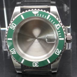 40mm Cases Men's Watch Ceramic Bezel Sapphire Glass Fit NH35 NH36 ETA 2824 Miyota 8215 Movement 28.5mm Dial Submariner Parts