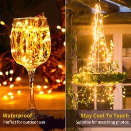 12V Led Fairy Lights Copper Wire String Christmas Lights 10M 20M 30M Holiday Outdoor Garland For Tree Wedding Party Decoration