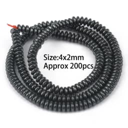 Natural Black Hematite Round Beads Star Heart Column Irregular Shape For Jewelry Making DIY Charms Bracelets Accessories 15''