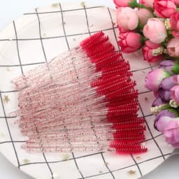 SHIDISHANGPIN 5/25/50 Pc Eyelash Brushes Makeup Brushes Mascara Wands Applicator Spoolers Eye Lashes Cosmetic Brush Makeup Tools