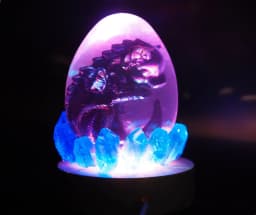 DIY Crystal Silicone Egg Ball Dragon Mold Egg Shaped Night Light Lamp Set Home Decoration Mirror Epoxy Silicone Mould For Resin