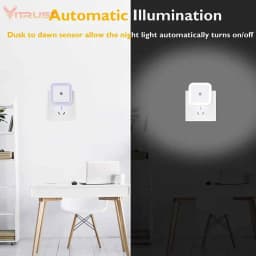 Automatic Led Night Lights Soft White Night Light Plug in with Dusk to Dawn Sensor Led Plug-in Nightlight