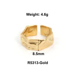 New Design Stainless Steel Round Bead Rings for Women Wedding Jewelry Party Gift