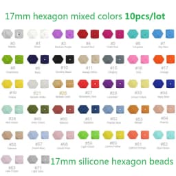 Cute-Idea 10pcs/lot Silicone Teether Beads BPA Free Cartoon Animals Chewable Teething Beads DIY Pacifier Chain Accessories Toys