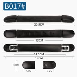 SUZAOZHE Suitcase Luggage Replacement Handle Travel Suitcase Handle Strap Factory Replacement Zinc Alloy Grip Carry Grip
