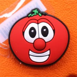1pcs Fun Cartoon Potato Tomato Balsam Pear PVC Buckle Shoe Accessories Upper Decorations Charms Shoes fit Bracelet Kids Gifts