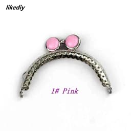 10 Pcs/Lot 8.5 CM Semicircle Silver Tone Lace Flat Bead Metal Purse Frame Kiss Clasp Bag Accessories