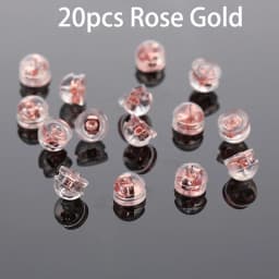 20-40pcs Silicone Rubber Ear Back Stoppers Silicone Coated Hamburger Ear Plugs For Jewelry Making DIY Earring Accessories