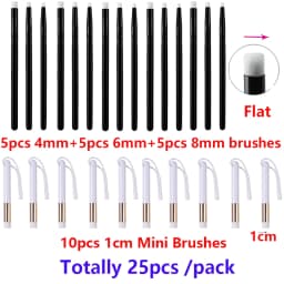 Wholesale Flat /Angled Detailed Blending Brushes Large Small Smooth Blending Brushes Ink Application Tool for DIY Cards Making