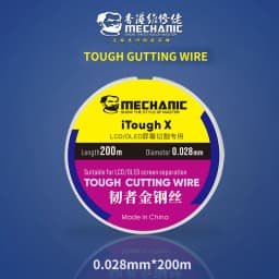 MECHANIC High Hardness Special Steel Cutting Wire for Mobile Phone LCD Screen Separation Repair Tools 0.028mm--0.1m