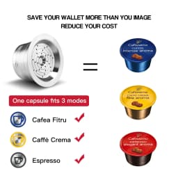 Reusable Capsule For 3 Hearts Modo Lov Tchibo Cafissimo K fee Caffitaly Classic Coffee Maker Refillable Filters Pod Accessories