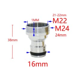 1/2 3/4 5/8 1" Thread Quick Connector Brass Garden Watering Adapter Drip Irrigation Copper Hose Quick Connector Fittings 1 Pcs