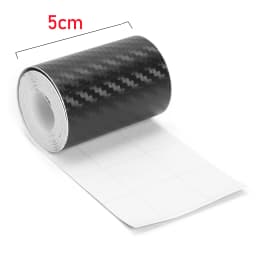 3-10m Width Length Carbon Fiber Sticker Tapes Car Anti Collision Protector Strip Wrap Auto Bumper Door Sill Protection Film