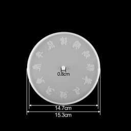 1pcs Arabic Numerals Clock Silicone Mold Handmade Crafts Clock Epoxy Resin Molds For DIY Jewelry Making Finding Tools Supplies