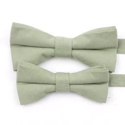 Pink Orange Sage Green Solid Color Bowtie Set For Men Women Boy Girl Classic Cute Parent-Child Daily Wear Cravat Gift Accessory