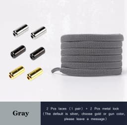 Flat No Tie Shoe laces Black White Shoelaces for Sneakers Elastic Laces without ties Kids Adult Quick lace for Shoes Rubber Band
