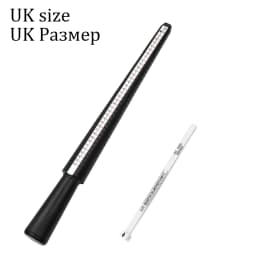 Professional Measuring Gauge Finger Ring Stick Sizer Mandrel Stick Finger Gauge Ring For DIY Fashion Jewelry Measuring Tools Set