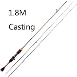 Skmially Spinning rod carbon ul 1.8m 1.68m0.8-5g ultralight casting fishing rod fishing accessories vara de pesca