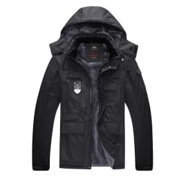 Winter New Thick Warm Fleece Outdoor Parkas Jacket Coat Men Windproof Hooded Military Parkas Men Fashion Casual Jacket Men
