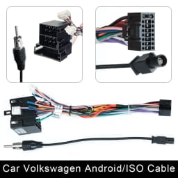 Car Audio MP5 Player ISO Cable Autoradio Radio Accessories for VW Hyundai Honda Toyota Nissan Mitsubish Ford Outlande Suzuki Kia