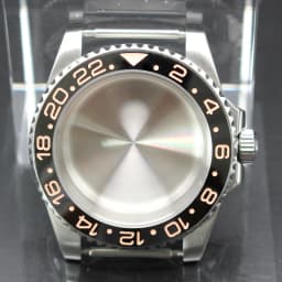 40mm Cases Men's Watch Ceramic Bezel Sapphire Glass Fit NH35 NH36 ETA 2824 Miyota 8215 Movement 28.5mm Dial Submariner Parts