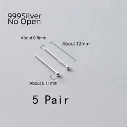 La Monada Sterling Silver Stud Earrings Women Two Ball Fine 925 Silver Jewelry Woman Earrings Stud Silver 999 Keep Piercing Nut