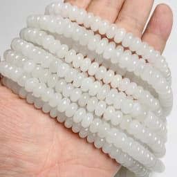 High Quality Natural Stone Bead Rondelle Shape Loose Spacer Abacus Quartz Beads For Handmade Jewelry Bracelet Necklace DIY