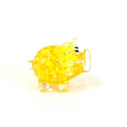 Different Styles Murano Glass Pig Mini Figurines Cute Tiny Animal Craft Ornaments Home Table Fairy Garden Room Kawaii Decoration
