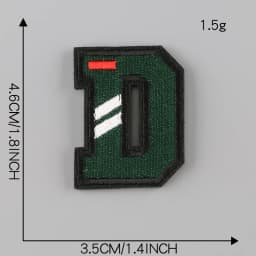 A-Z Letter Patches on Clothes magic paste Patch Military Biker Embroidery Clothing Sticker Applique 26pc Alphabet Diy Logo Brand