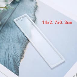 Rectangle Silicone Bookmark Resin Mold DIY Bookmark Mold Making Epoxy Resin Jewelry DIY Craft Silicone Transparent Mold