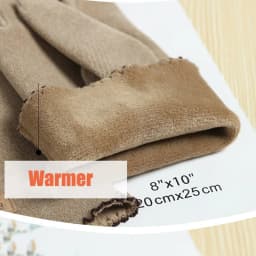 Slim Vintage Windproof Touch Screen Gloves Women Winter Full Finger Hand Warmer Suede Glove Female Young Students Wholesale G027