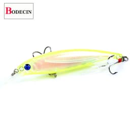 Jerkbait Minnow Fishing Lures Hard Plastic Bait Artificial Lure Bass Pike ABS Wobbler for Fish Hooks Crankbait 3D Eyes Sea 1pcs