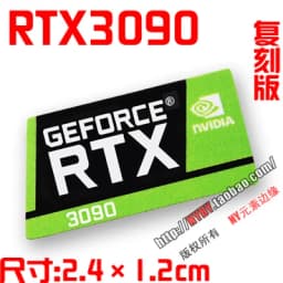 Original RTX 3090TI 3080TI 3070 3060 Desktop Sticker Laptop Graphics Card Label
