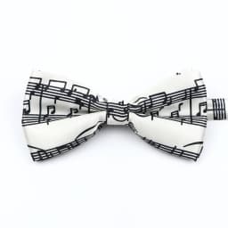 Men's Music Theme Bow Ties Polyester Parent-Child Bowtie Set Piano Stave Guitar Star Pattern Mens Party Prom Cravat Accessory