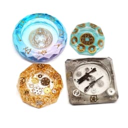 1Pcs Ashtray Casting Silicone Mold Crystal Transparent Epoxy Resin Mold for DIY Craft Jewelry Making Decoration Accessories Tool