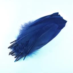 50Pcs Natural Goose Feathers Plume Craft DIY Royal Blue Feather Wedding Party Plumas Jewelry Making Decor Accessories 13-18CM