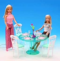 for 30cm doll kitchen dollhouse Furniture kitchen table refrigerator set girl toy for 30cm accessories house