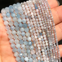 2 3 4mm Faceted Lapis Lazuli Gem Beads Natural Loose Stone Beads for Jewelry Making DIY Bracelet Earrings Accessories 15''Inches