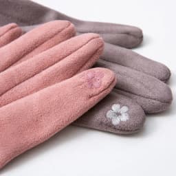 Winter Suede Leather Internal Plush Full Finger Outdoor Riding Warm Gloves Woman's Plush Thick Touch Screen Driving Mittens H92
