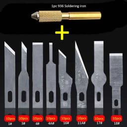 936 Soldering iron Heating Blade For Mobile phone Back Cover Glass Glue Remove Tool Mainboard Glue Fingerprint IC repair Tool